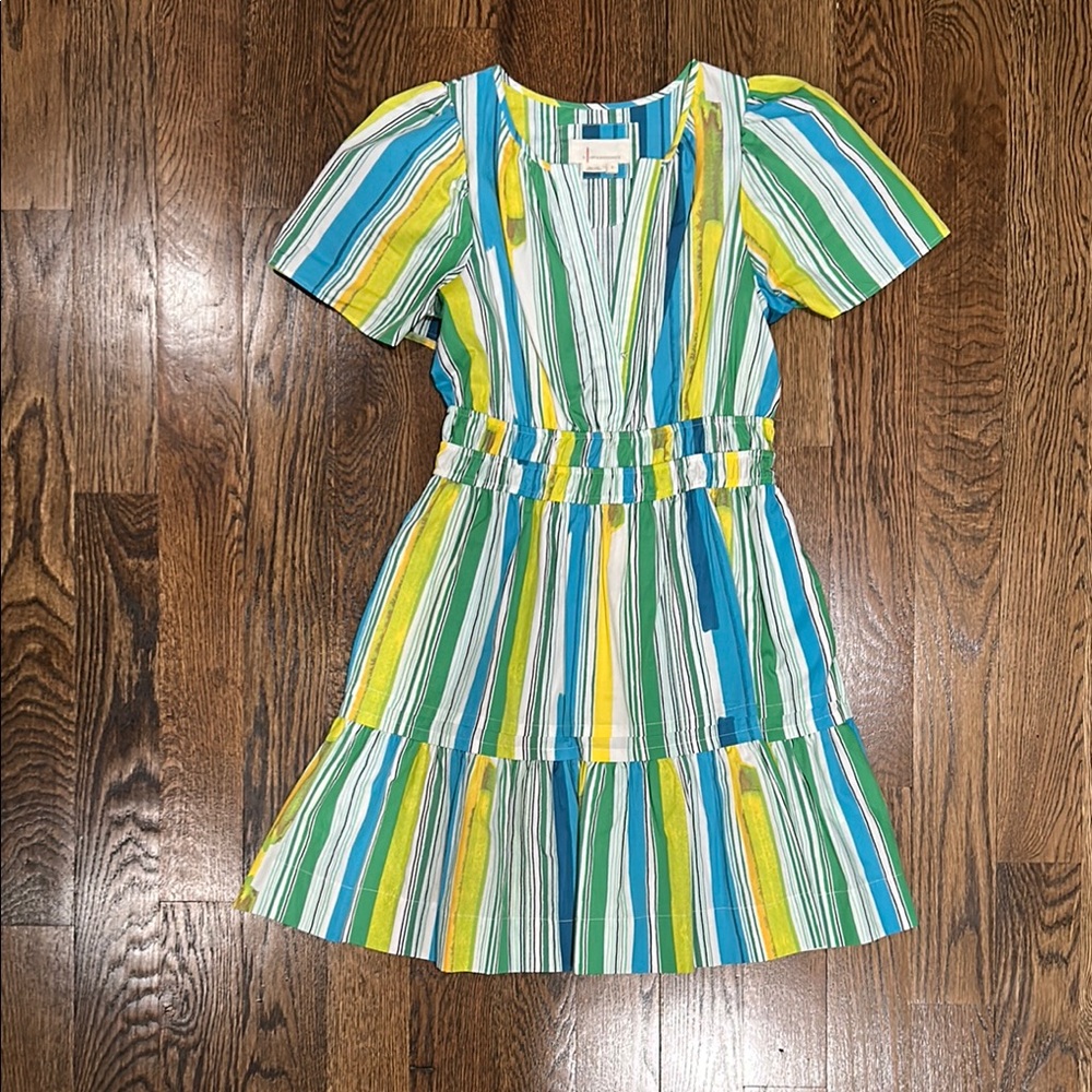 Colorful Striped Anthroplogie Sommerset Dress